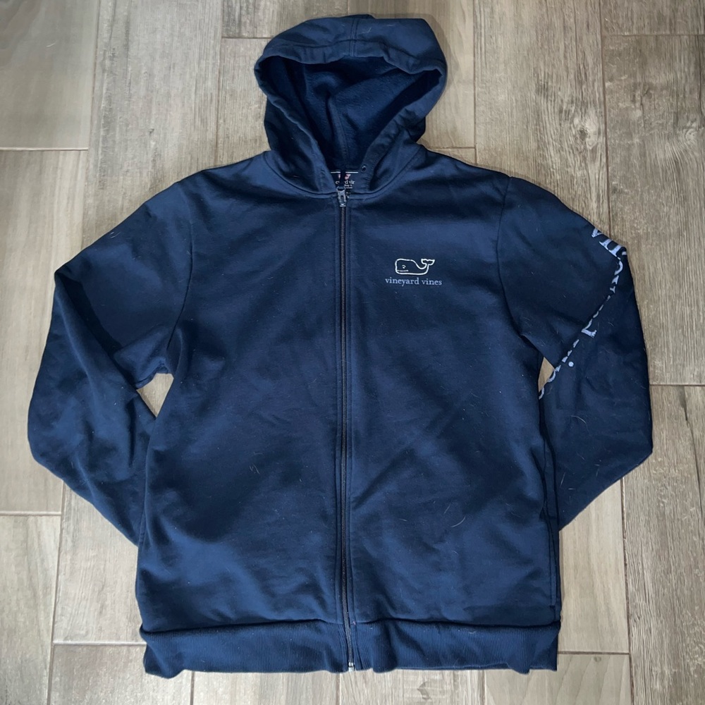 Blue Vineyard Vines Zip Up Hoodie